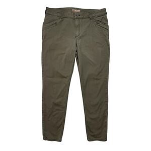 5.11 TACTICAL Avalon Pant Green Sz 14 Womens Pockets Cotton Stretch Carry #64449